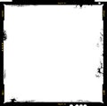 Blank medium format negative picture frame Royalty Free Stock Photo