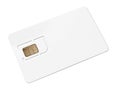 Blank mobile sim card Royalty Free Stock Photo