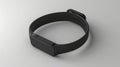 Blank mockup of a fitness band specifically tailored for runners