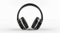 Blank mockup of premium wireless headphones with active noisecancellation technology for a fully immersive experience. Royalty Free Stock Photo