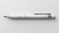 Blank mockup of a retroinspired mechanical pencil with a marble patterned grip