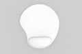 Blank mouse pad with computer mouse for branding or design presentation. 3d render illustration. Royalty Free Stock Photo