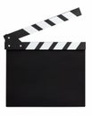 blank movie clapperboard Royalty Free Stock Photo