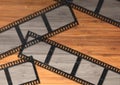 Blank movie film strip Royalty Free Stock Photo