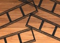 Blank movie film strip Royalty Free Stock Photo