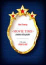 Blank movie, theater Royalty Free Stock Photo