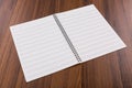 Blank musical notes book mock up Royalty Free Stock Photo