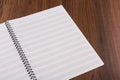 Blank musical notes book mock up Royalty Free Stock Photo