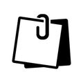 Blank note icon. Taking note icon for web and mobile