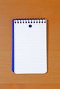 A blank note pad Royalty Free Stock Photo