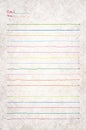 Blank note paper Royalty Free Stock Photo