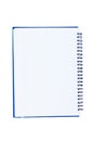 Blank notebook isolate on white background Royalty Free Stock Photo