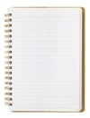 Blank notebook