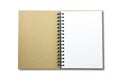 Blank NoteBook open two face Royalty Free Stock Photo