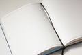 Blank notebook pages on white background Royalty Free Stock Photo