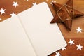 Blank NoteBook With Stars