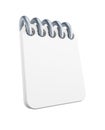 Blank notepad