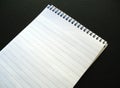 Blank notepad. Royalty Free Stock Photo