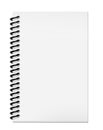 Blank notepad with clipping path Royalty Free Stock Photo