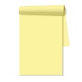 Blank notepad, notebook Royalty Free Stock Photo