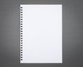 Blank notepad notebook paper Royalty Free Stock Photo