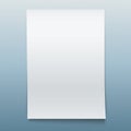 Blank Office Paper Mock-Up.