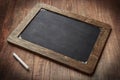 Blank old blackboard