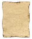 Blank Old Parchment Paper Royalty Free Stock Photo