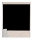 Blank old photo frame Royalty Free Stock Photo