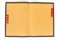Blank open book Royalty Free Stock Photo