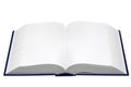 Blank open book Royalty Free Stock Photo