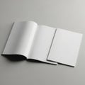Blank open book on table Royalty Free Stock Photo