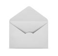 Blank envelope with clipping path Royalty Free Stock Photo