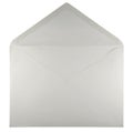 Blank open envelope - white Royalty Free Stock Photo