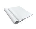 Blank Open Magazine Royalty Free Stock Photo