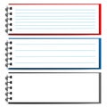 Blank open notebook