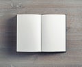 Blank open notepad