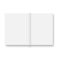 Blank opened book template with soft shadows. Royalty Free Stock Photo