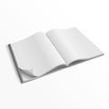 Blank opened magazine cover vector template Royalty Free Stock Photo