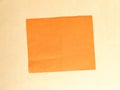 blank orange tag label Royalty Free Stock Photo