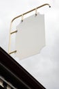 Blank outdoor sign