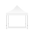 Blank outdoor tent mock up