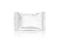 Blank packaging candy palstic sachet isolated on white Royalty Free Stock Photo