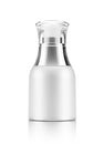 Blank packaging cosmetic serum bottle isolated on white Royalty Free Stock Photo