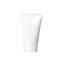 Blank packaging cosmetic tube isolated on white background with clipping path Royalty Free Stock Photo