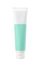 Blank packaging plastic toothpaste tube isolated on white background.Clipping path Royalty Free Stock Photo