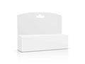 Blank packaging white paper cardboard box