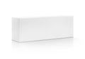 Blank packaging white paper cardboard box Royalty Free Stock Photo