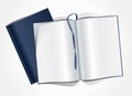 Blank page of a magazine Royalty Free Stock Photo