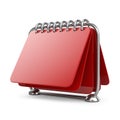 Blank paper calendar. 3D Icon